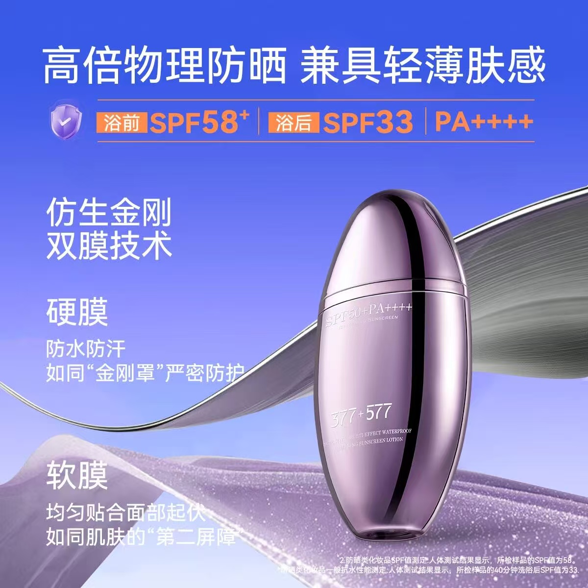AU613TOEO Scientific Research Multi-Effect Waterproof Whitening Sunscreen Lotion Specification image