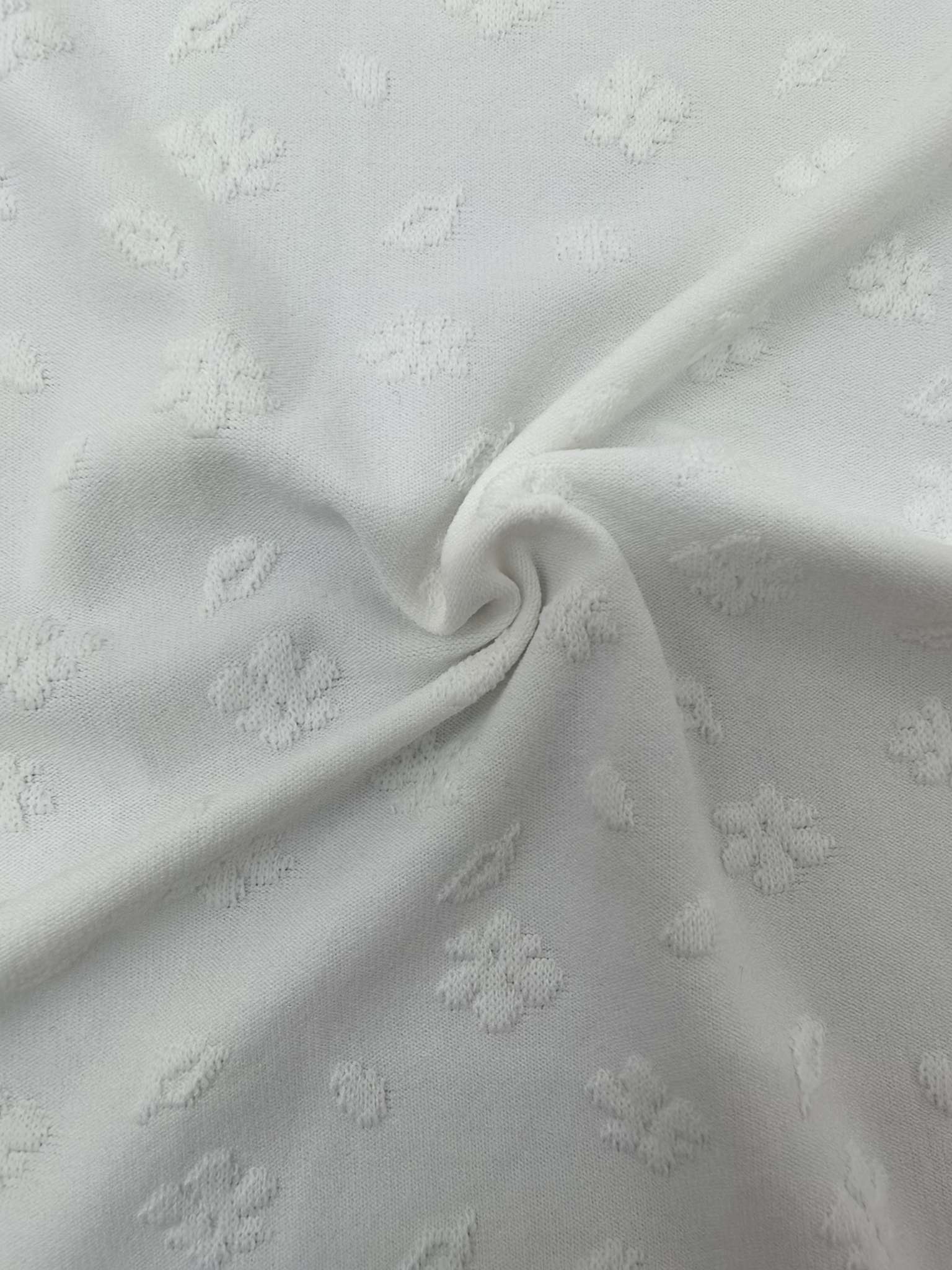 WKA90632 Cool Silk cotton knitted double-sided jacquard fabric with fine stitches has a soft hand feel Specification image
