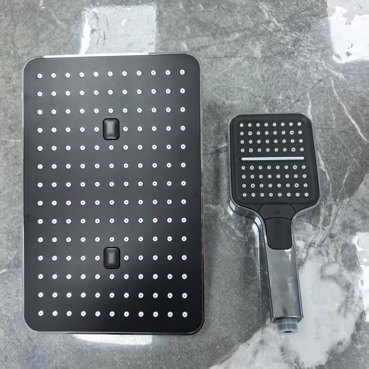 RR-DPHS224黑面电镀顶喷手喷套装