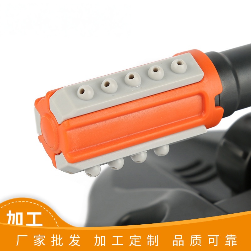 Three-hole automatic rotating sprinkler, plastic flower watering nozzle for garden lawns details Picture