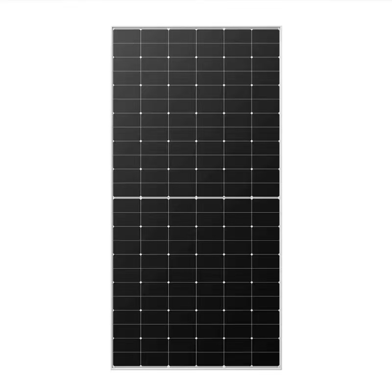 LONGi Hi-MOX6 Longi LR7-72HTHF 610W solar photovoltaic panel anti-dust accumulation monocrystalline silicon single-glass solar photovoltaic power generation panel details Picture