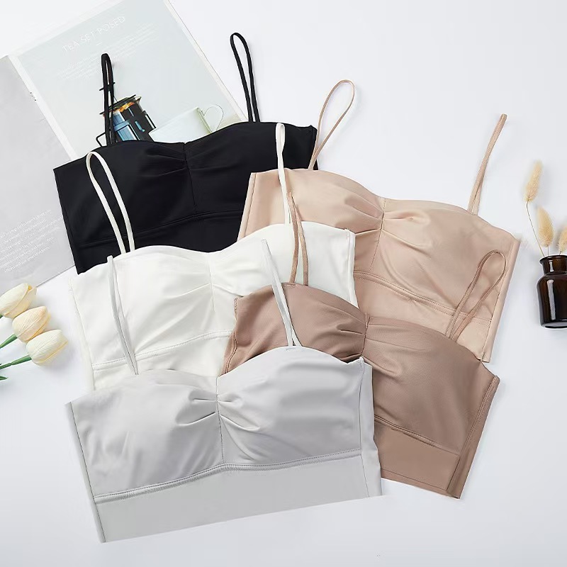 29# Halter top for export to the Middle East and Southeast Asia. Women's halter top underwear, seamless underwear, with chest pads and no steel rings, QNI full figure