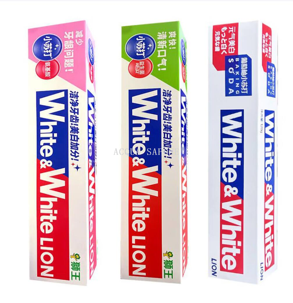 Free shipping! Lion King Baking Soda White Toothpaste Grapefruit 120g Elegant Gentleman Fluoride Anti-moth White Stain Remover details Picture