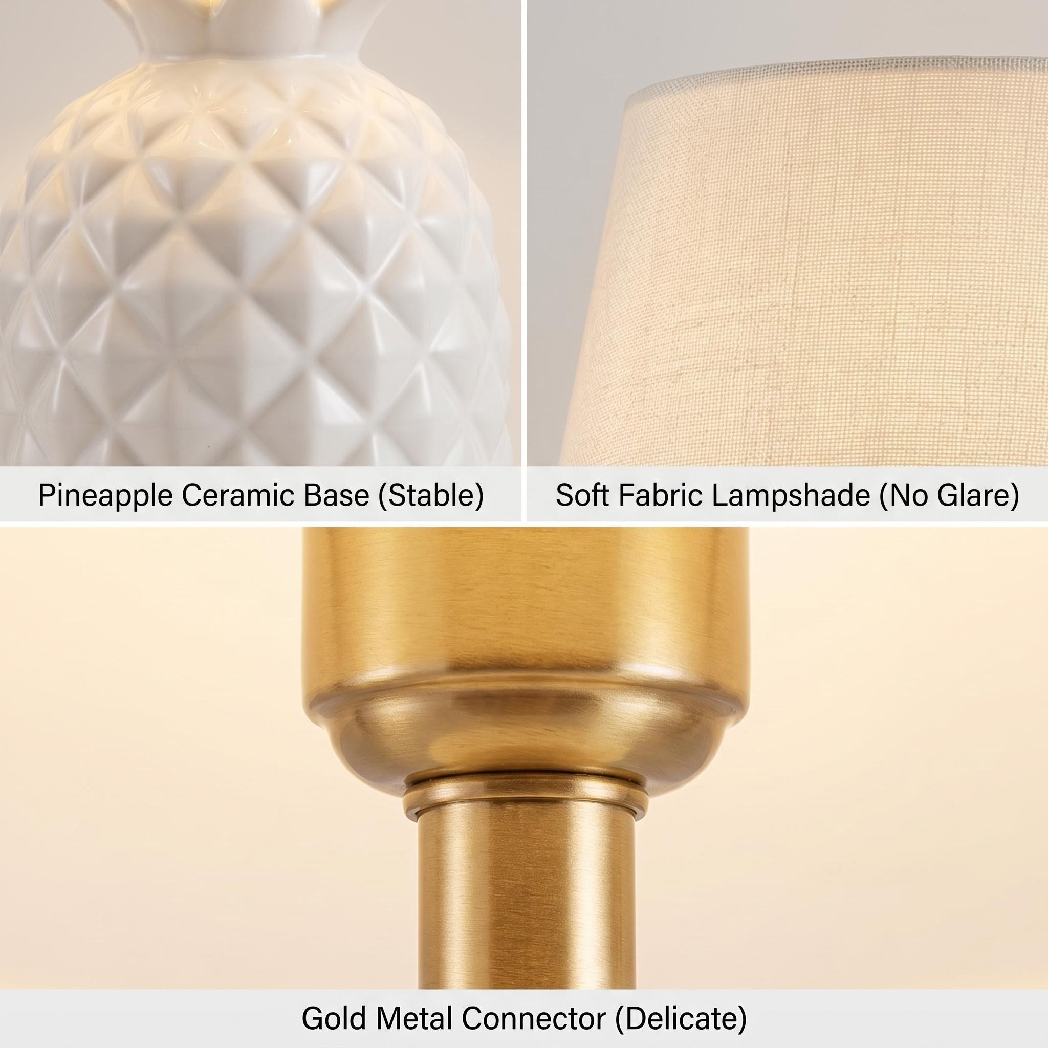 Jilian's new pineapple craft ceramic table lamp, fashionable bedside lamp and home decoration lighting fixture Application Scenario