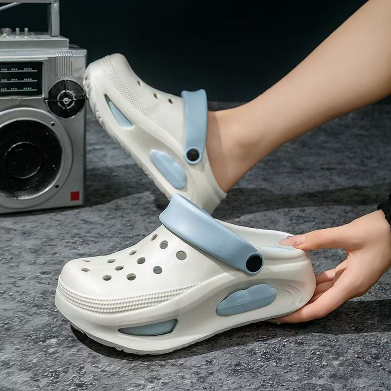 The new Korean-style sweet crotch for women in summer, thick-soled nurse's head flip-flops, are comfortable and breathable Item Picture