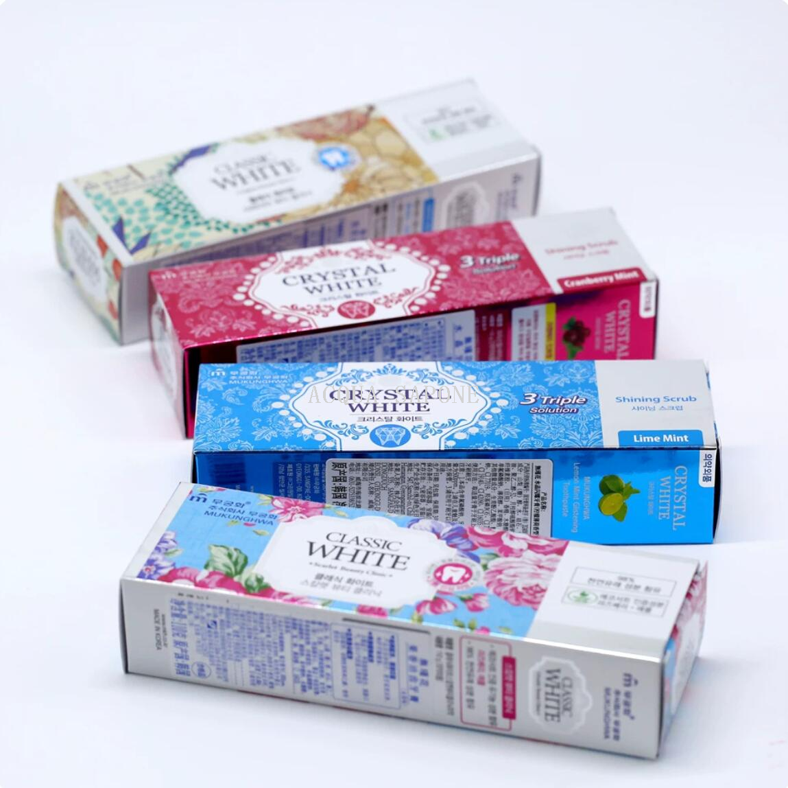Free shipping! Korean imported Wujin Flower Tea Fragrance and Fruit Fragrance Tooth-Cleaning Toothpaste 110g, with fruit and tea fragrance for fresh breath details Picture