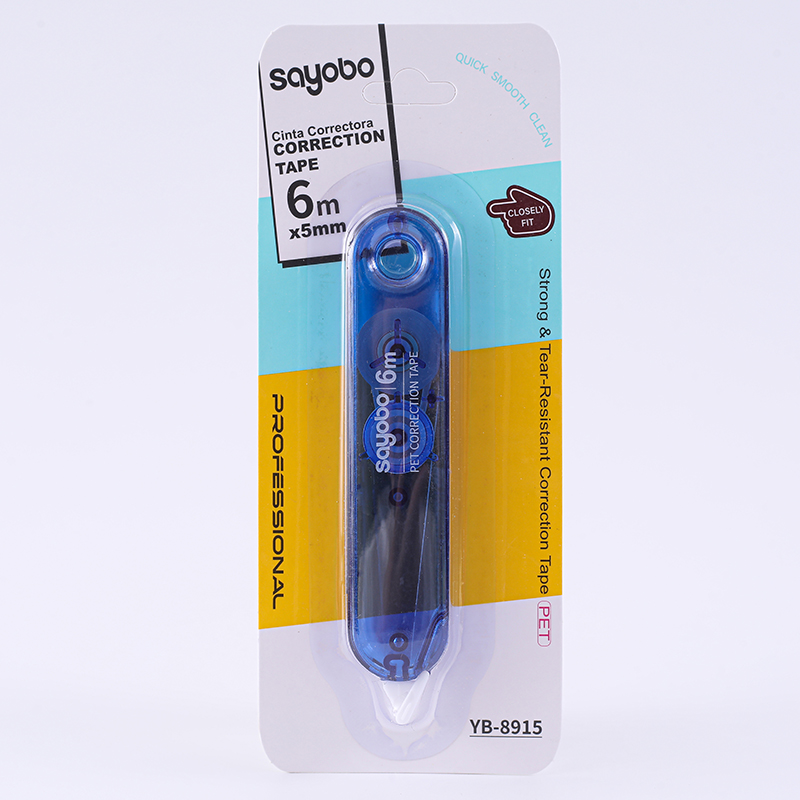 YB-8915 Sayobo correction tape Full length 6 meters English version details Picture
