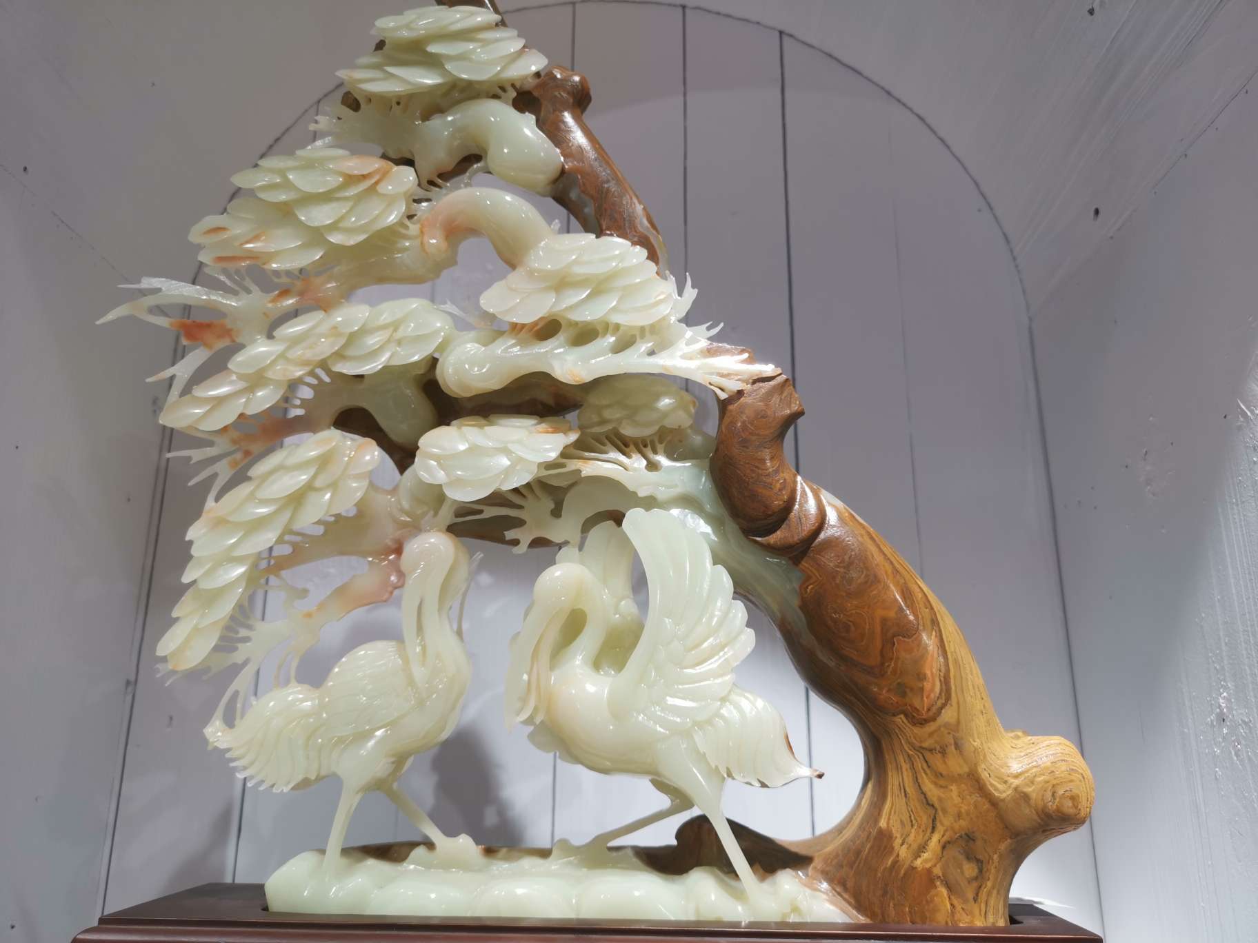 Songhe Longevity figurines, creative handicrafts, gift figurines, home decorations, other craft figurines, gifts for giving to others, elders, leaders, moving house, opening a store, moving into a new home, celebrating birthdays Item Picture