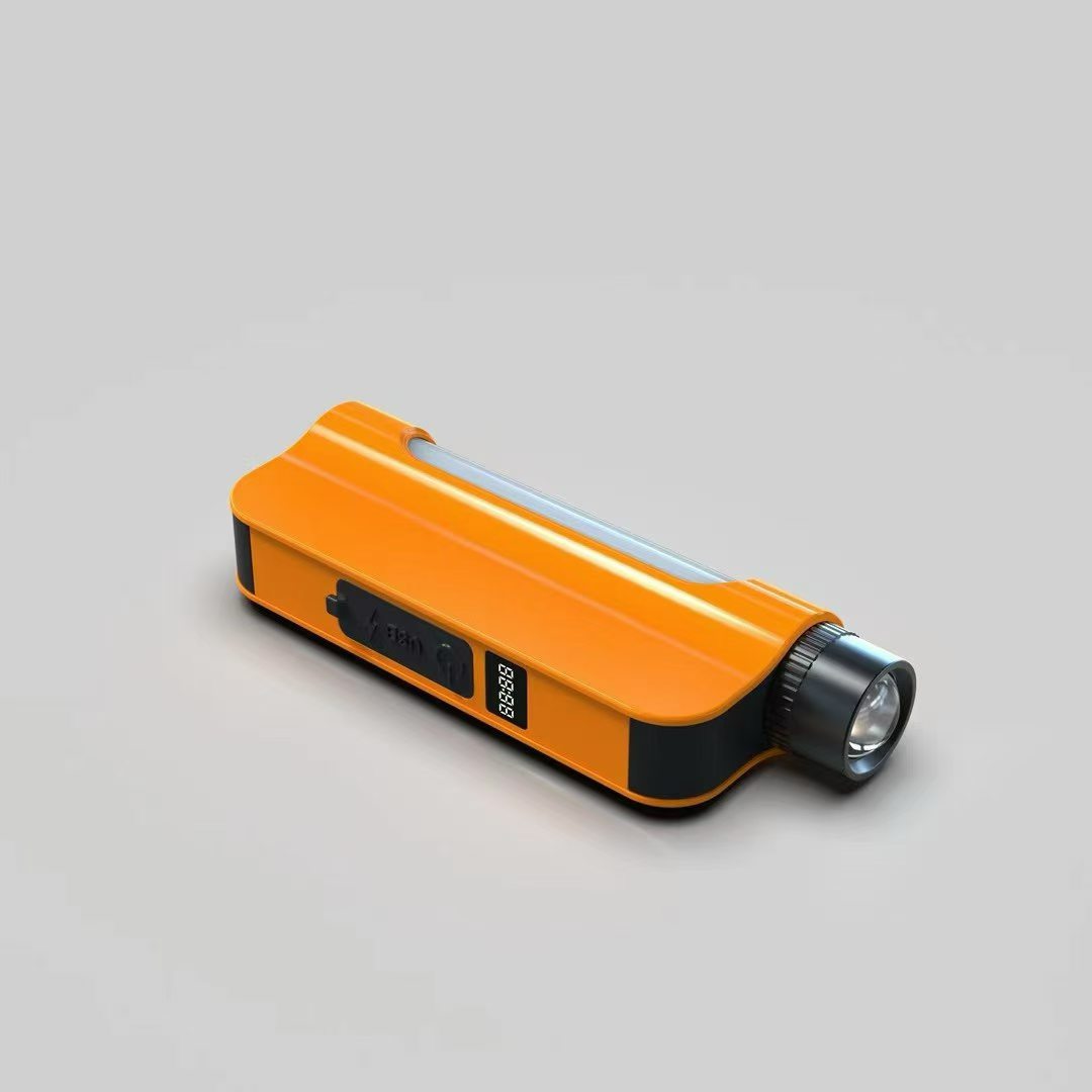 Ultra-high-definition lens high-intensity flashlight 3000-3500 lumens TYPE-C fast-charging outdoor camping multi-functional lighting lamp Specification image