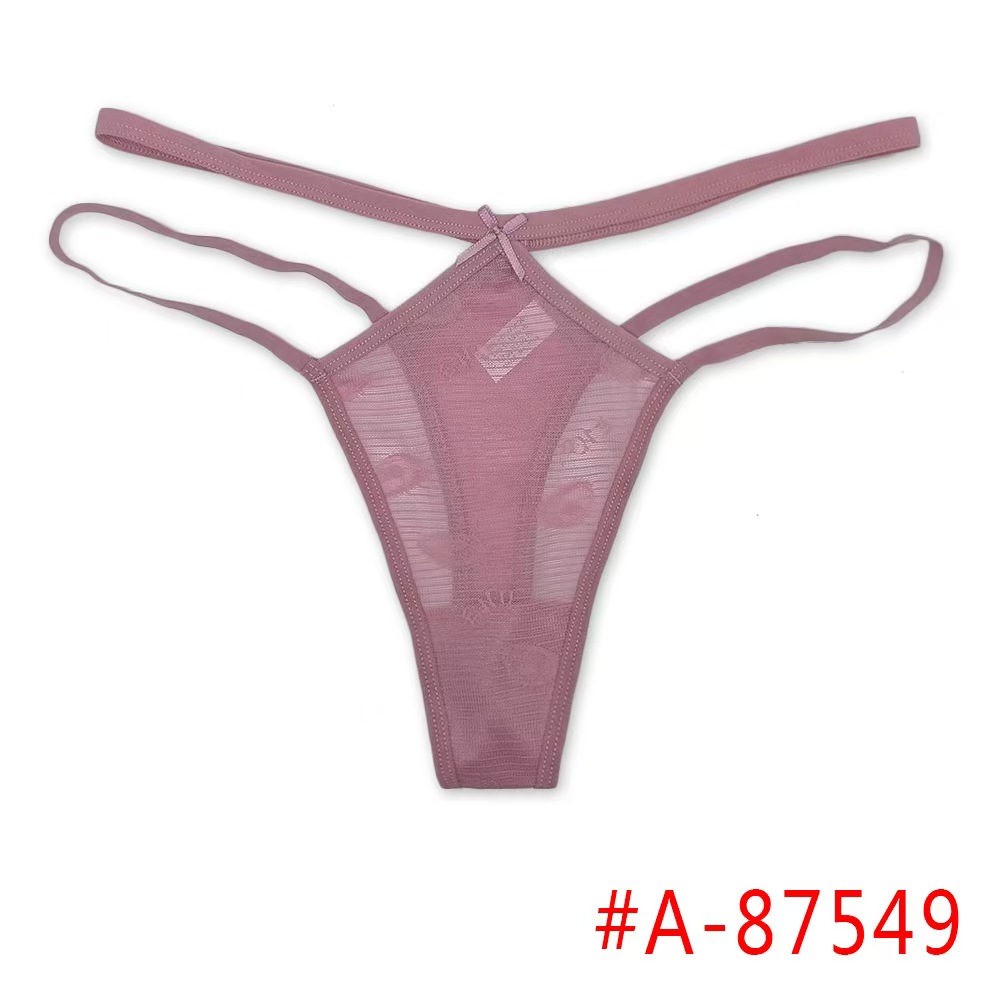 A-87549# underwear for export to South America - Sexy lace and romantic underwear for women, comfortable and breathable, pure and elegant women's romantic thong QNI Application Scenario