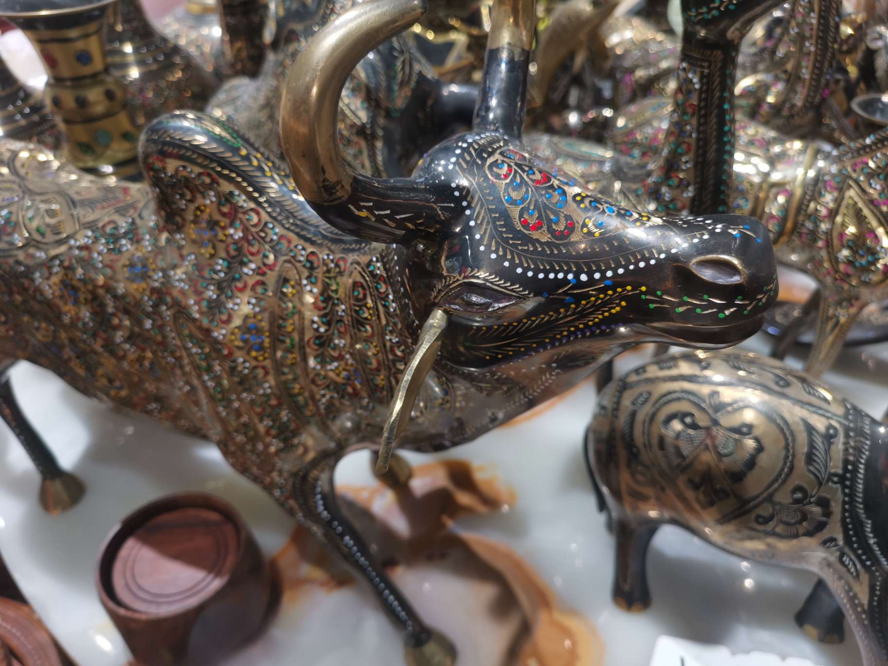 Like to send private messages to customer service. Creative handicrafts, gifts, ornaments, home decoration, other craft ornaments, brass ornaments, hand-carved ornaments, as gifts for others, elders, leaders, moving house, opening a store, moving into a new home details Picture