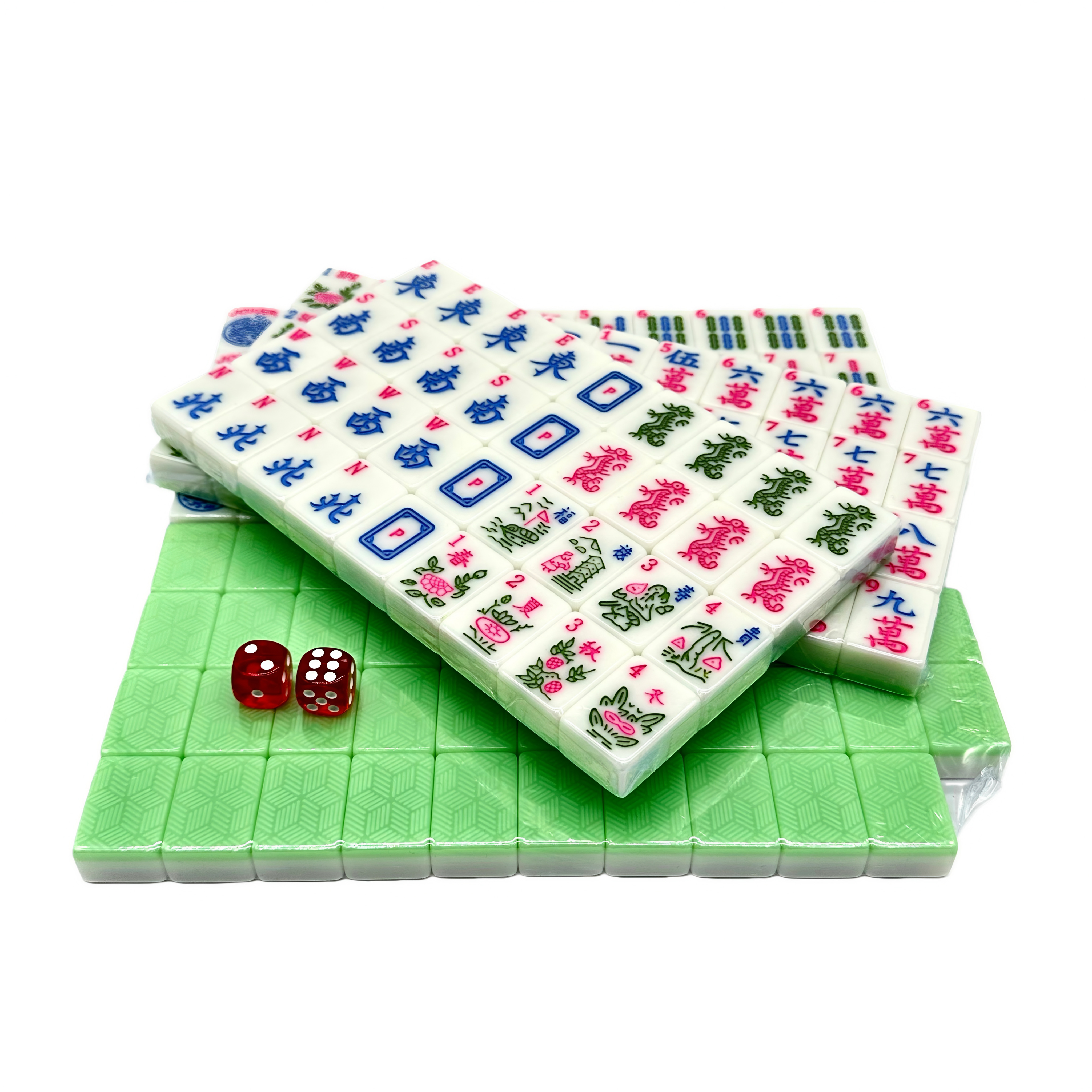 166 American mahjong tiles made of melamine material from the original factory support customization. Comfortable to the touch, durable, timely delivery and export details Picture