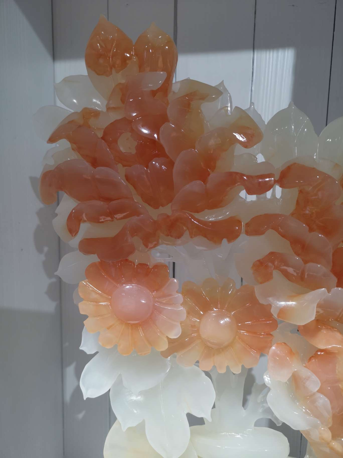 Flower blooming, prosperity, jade ornaments, handicrafts, gifts, home decorations, other craft ornaments, gifts for giving to others, elders, leaders, moving house, opening a store, moving into a new home detail image 4