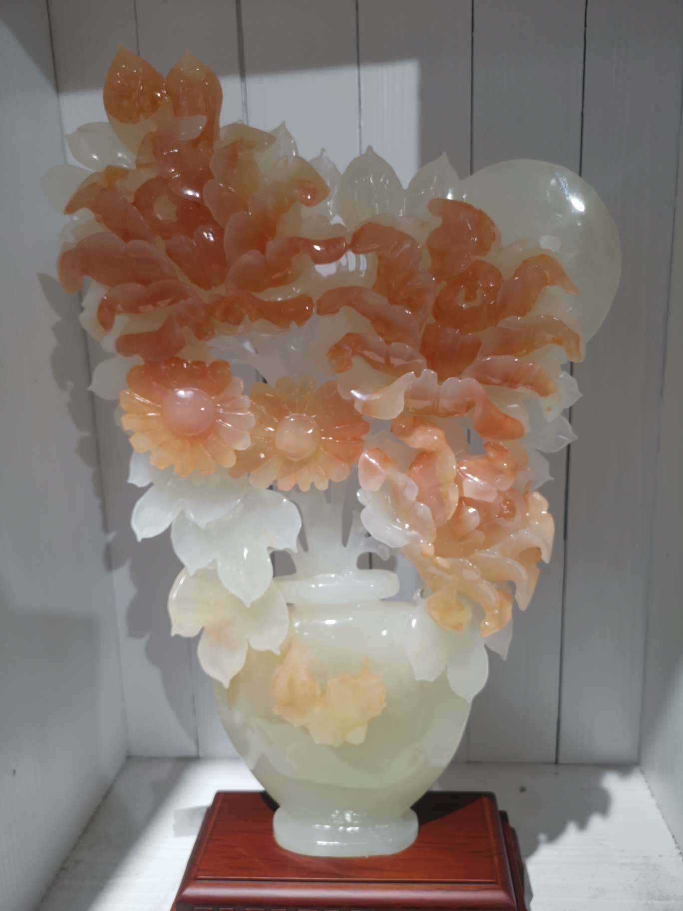 Flower blooming, prosperity, jade ornaments, handicrafts, gifts, home decorations, other craft ornaments, gifts for giving to others, elders, leaders, moving house, opening a store, moving into a new home