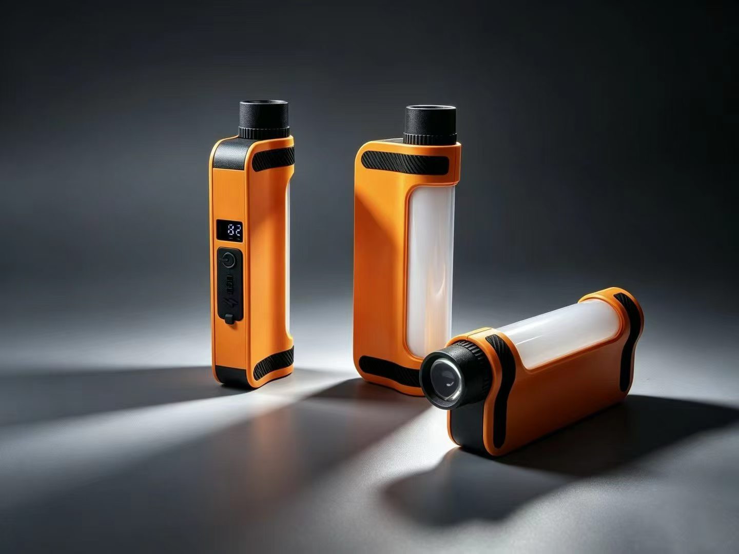Ultra-high-definition lens high-intensity flashlight 3000-3500 lumens TYPE-C fast-charging outdoor camping multi-functional lighting lamp detail image 2