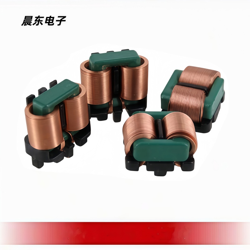 扁平线共差一体模电感 EMI共模滤波器圆线立式-卧式详情4