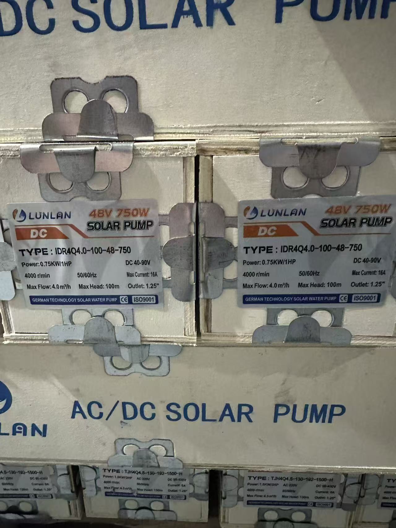 LUNLAN Solar AC/DC TJH 100M AC/DC brushless Water Pump Solar water Pump Irrigation System Application Scenario
