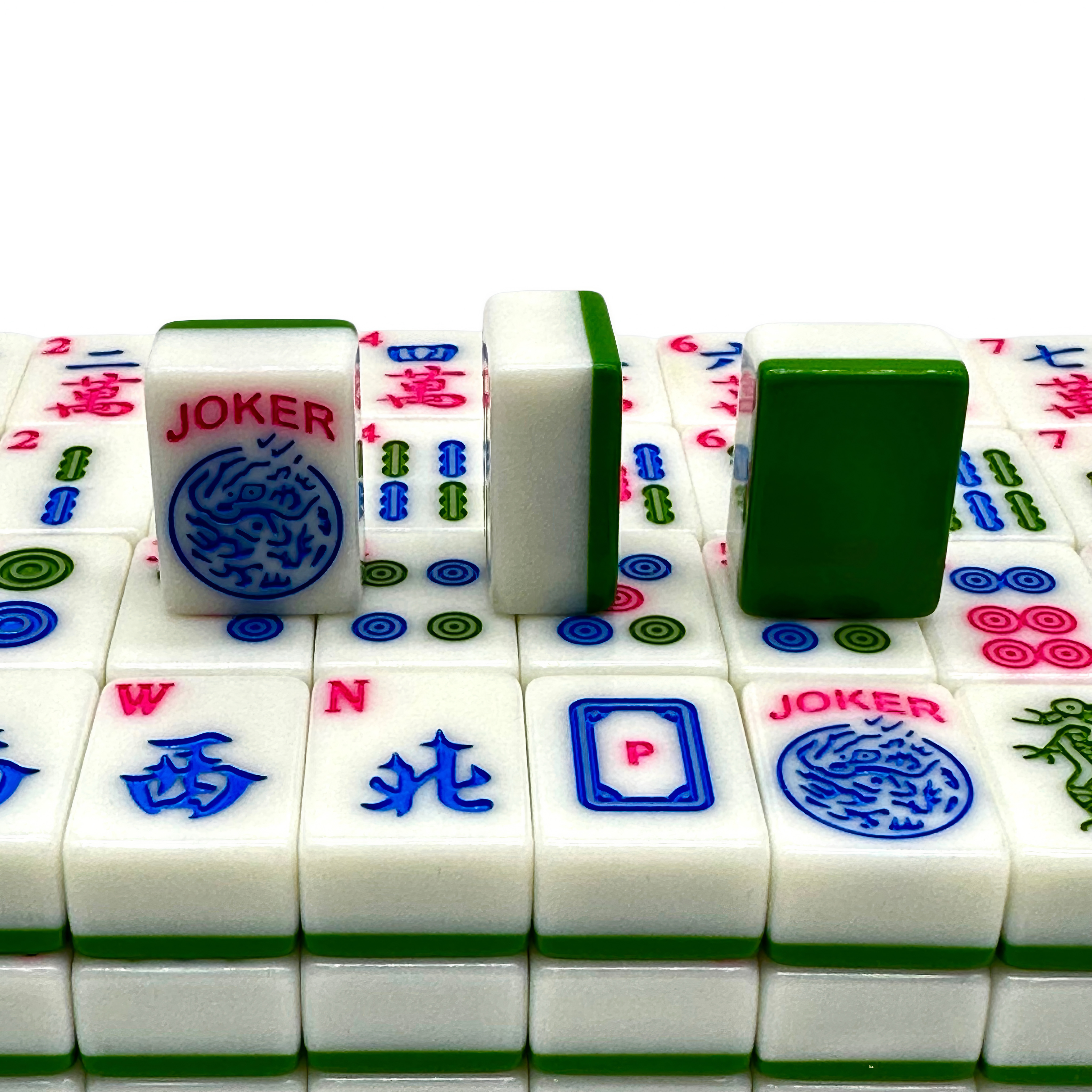 166 American mahjong tiles made of melamine material from the original factory support customization. Comfortable to the touch, durable, timely delivery and export Item Picture