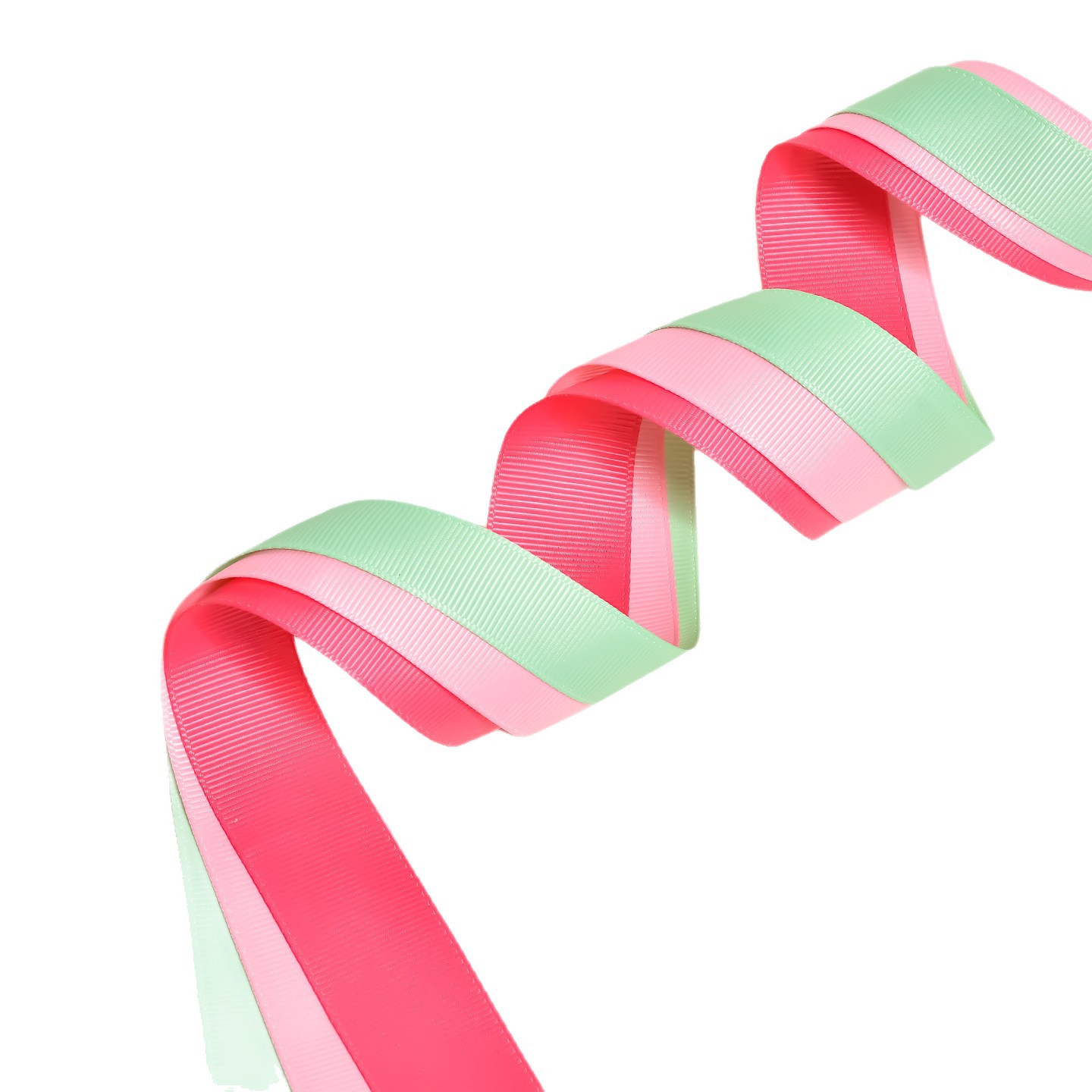 Ribbed ribbon packaging for clothing accessories