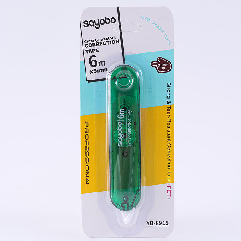 YB-8915 Sayobo correction tape Full length 6 meters English version Application Scenario