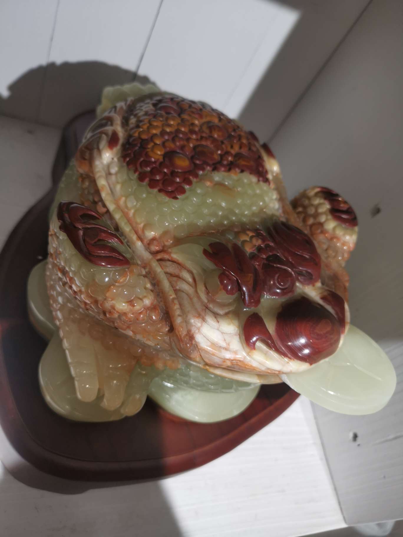 Creative handicrafts, gifts, ornaments, home decoration, other craft ornaments, golden toad ornaments, jade ornaments for attracting wealth, gifts for giving to others, elders, leaders, moving house, opening a store, moving into a new home detail image 6