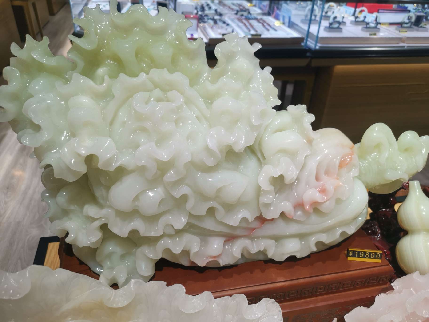 Like to send private messages to customer service for creative handicrafts, gifts, ornaments, home decoration, other craft ornaments, cabbage, Bai CAI, jade ornaments, as gifts for others, elders, leaders, moving house, opening a store, moving into a new home detail image 8