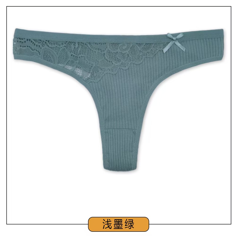 87555# Underwear, women's thongs wholesale export, threaded thongs, sexy lace women's underwear, sexy underwear, women's briefs, popular South American underwear QNI Application Scenario
