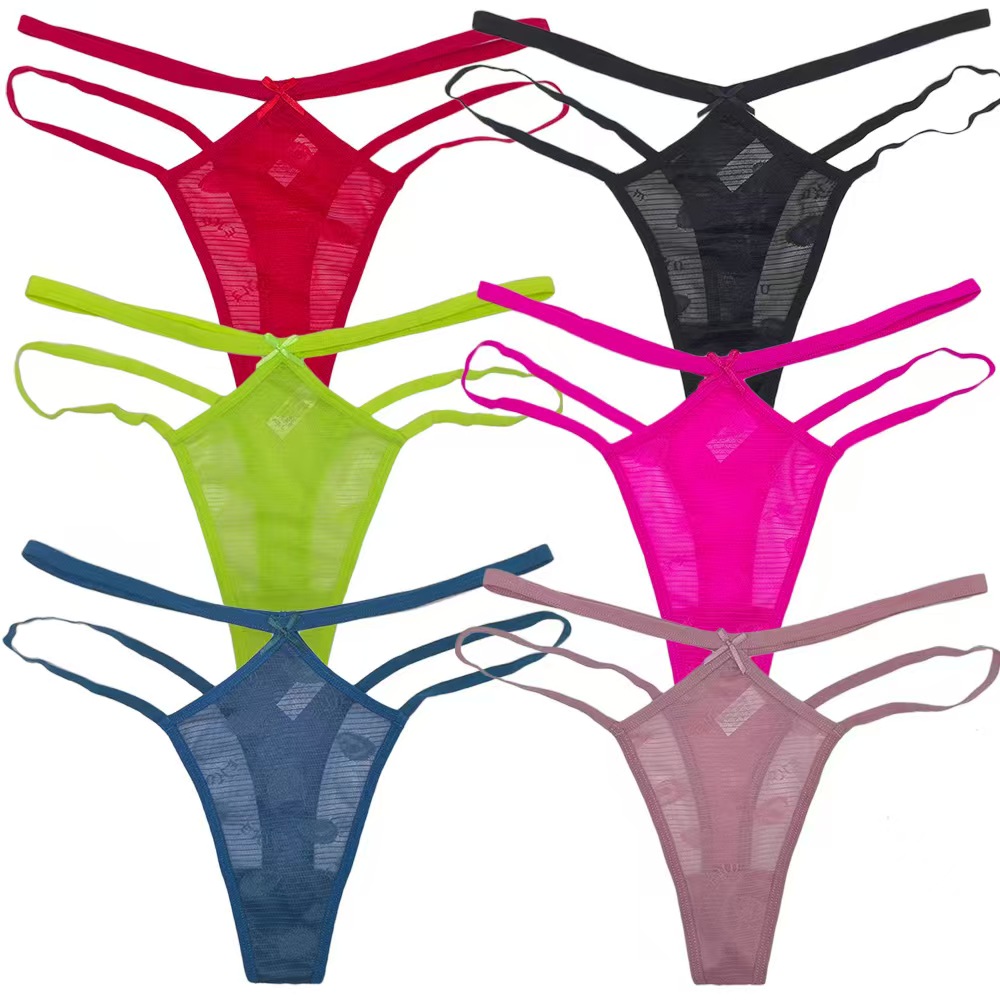 A-87549# underwear for export to South America - Sexy lace and romantic underwear for women, comfortable and breathable, pure and elegant women's romantic thong QNI Specification drawing