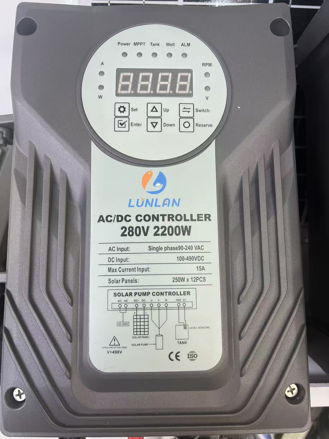 LUNLAN solar AC/DC TJH 130M ac/dc bomba de agua sin escobilla bomba de agua solar sistema de riego Application Scenario