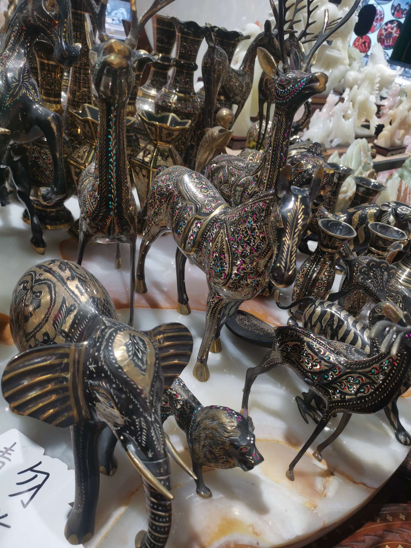 Like to send private messages to customer service. Creative handicrafts, gifts, ornaments, home decoration, other craft ornaments, brass ornaments, hand-carved ornaments, as gifts for others, elders, leaders, moving house, opening a store, moving into a new home detail image 7