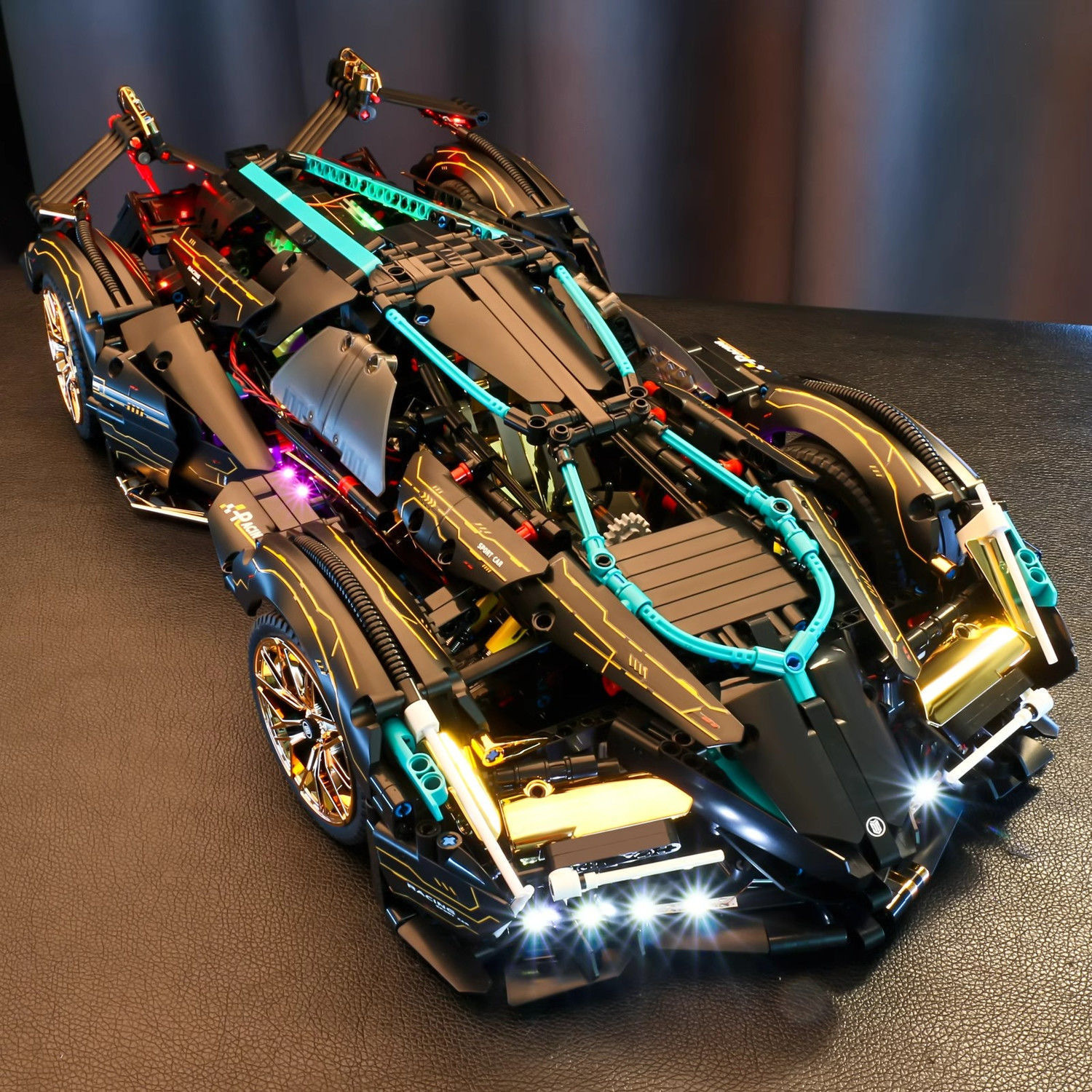 2024 new supercar 1:14 scale simulation remote control racing car model, toy police car, children's remote control car Specification image