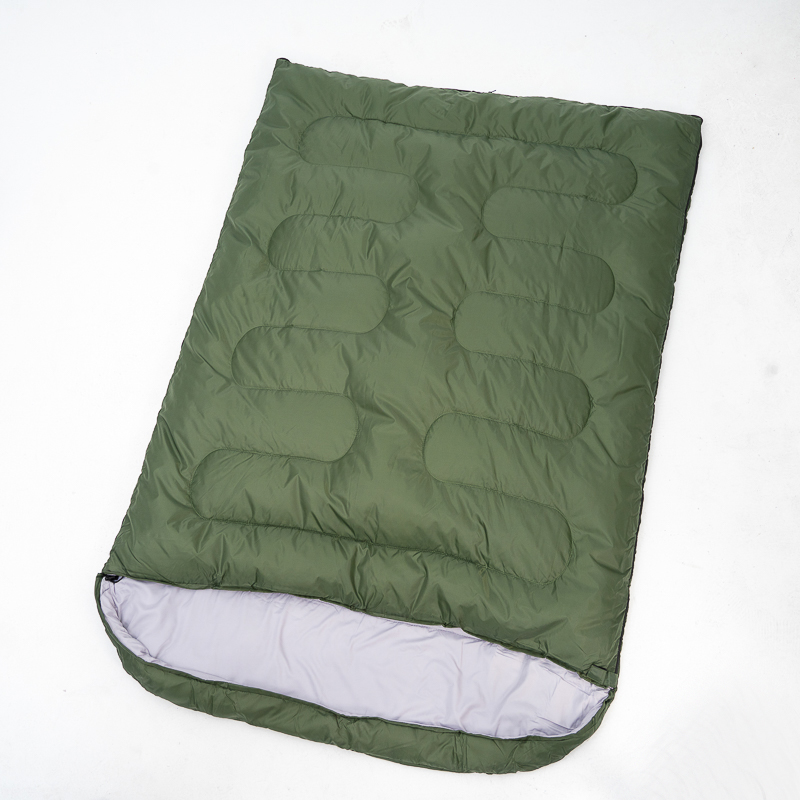 Outdoor sleeping bags, envelope style, autumn and winter sleeping bags, camping cotton sleeping bags, adult fishing quilts, double sleeping bags details Picture