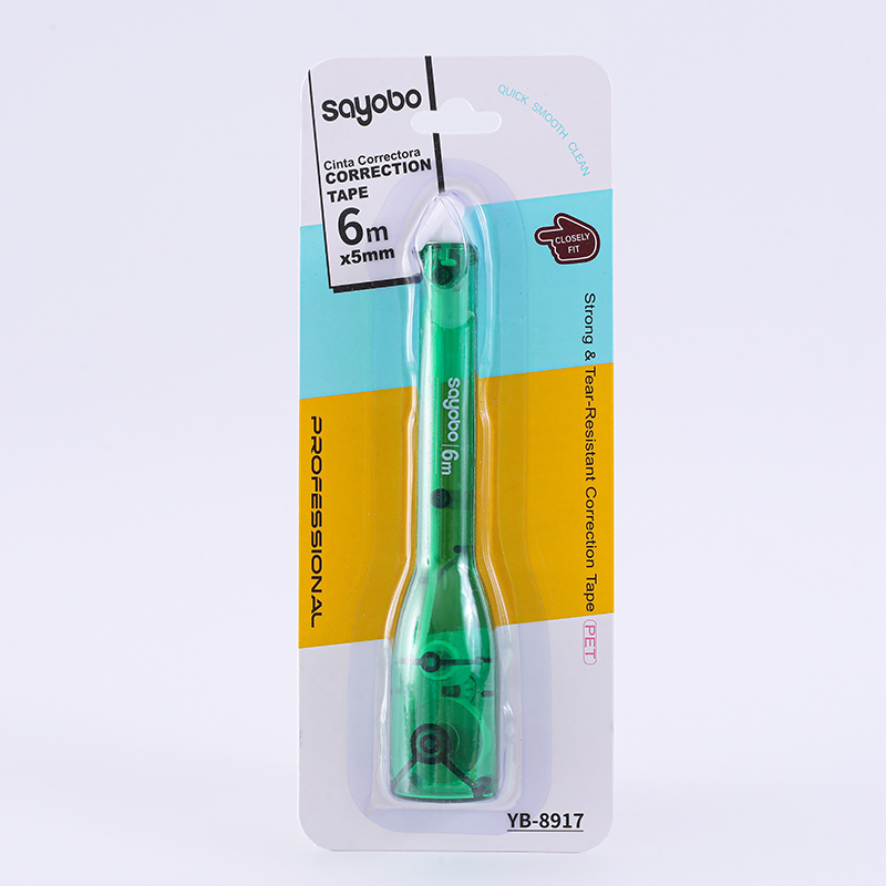 YB-8917 Sayobo correction tape Full length 6 meters English version details Picture