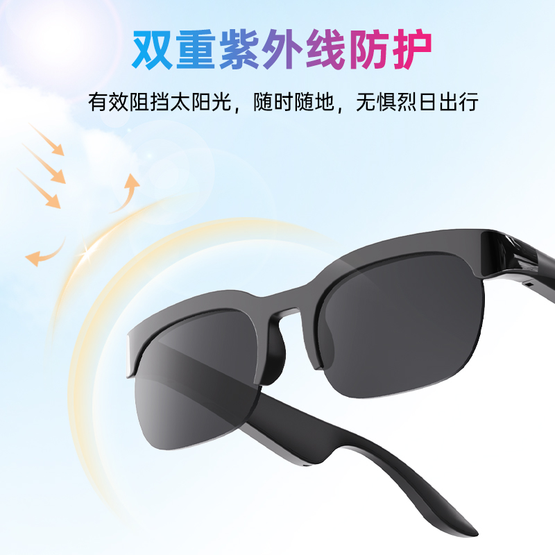 ai眼镜/AI眼镜/Ai眼镜/智能眼镜/AI眼睛白底实物图