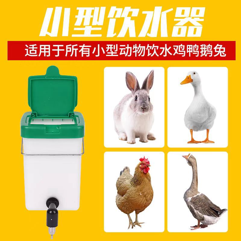 Rabbit Needle Collider Water Bottle Hamster Totoro Automatic Water Dispenser 1L Large Capacity Small Pet Water Feeder Rabbit/Chicken Waterer Specification image