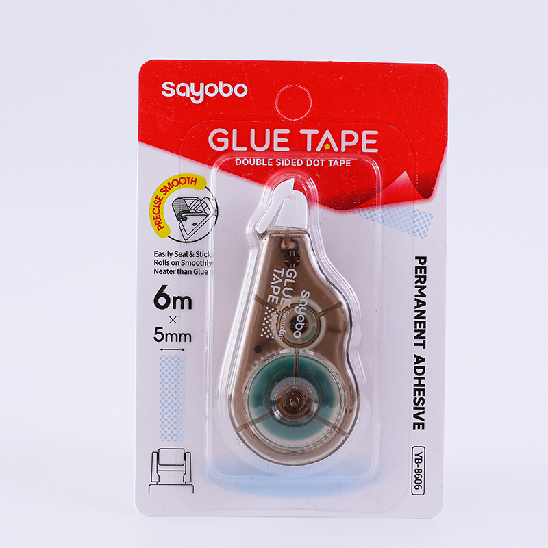 YB-8606 Sayobo Glue tape with a foot size of 6 meters *5mm in English version details Picture