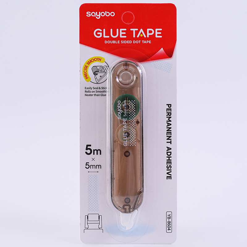 YB-8604 Sayobo Glue tape, 5M*5mm in length, English version Item Picture