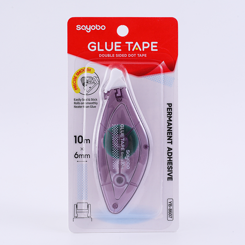 YB-8607 Sayobo Glue tape, 10M*6mm, English version Specification drawing