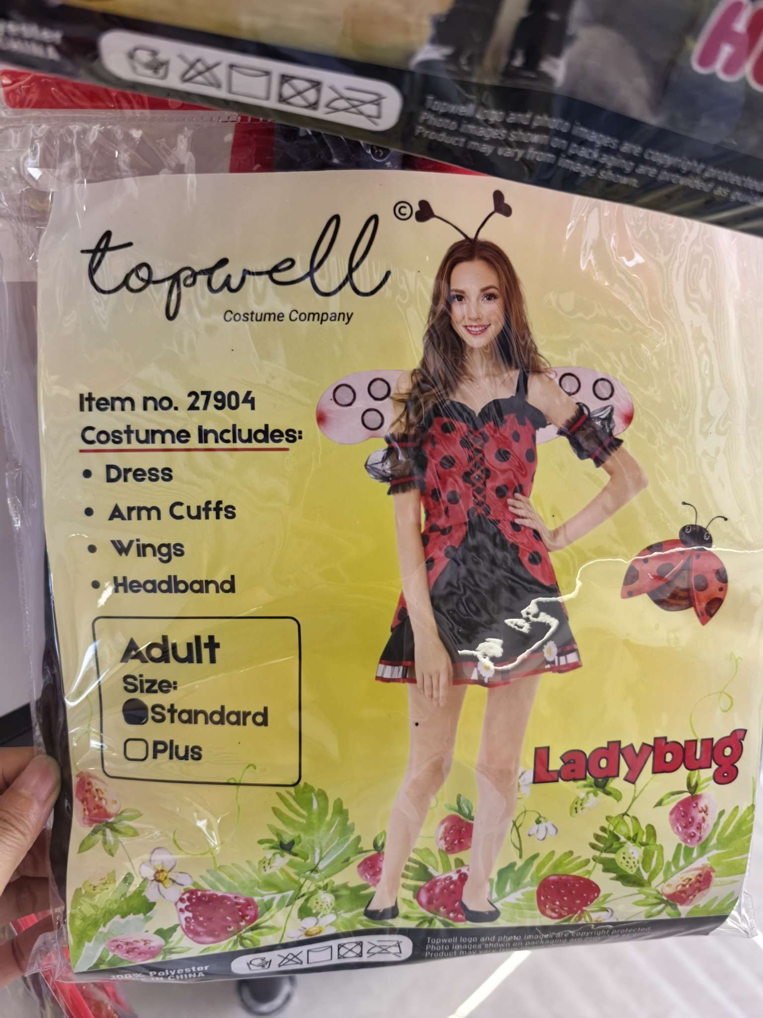 COS服装外贸万圣节瓢虫带翅膀裙子女性服装