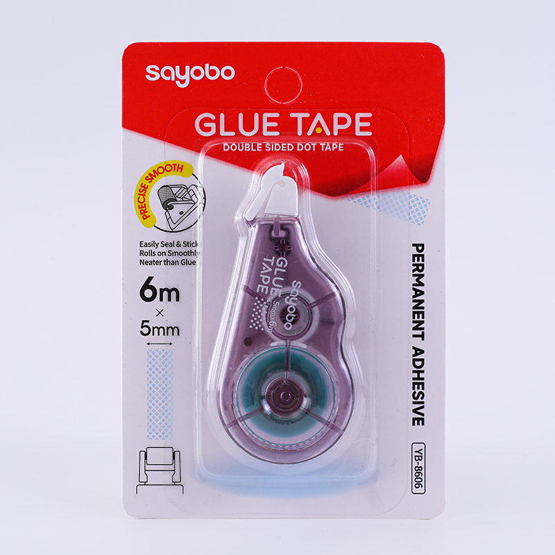 YB-8606 Sayobo Glue tape with a foot size of 6 meters *5mm in English version Item Picture