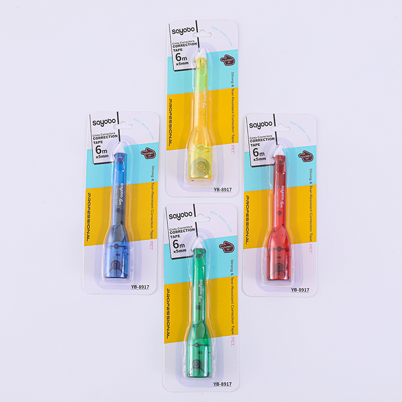 YB-8917 Sayobo correction tape Full length 6 meters English version Item Picture