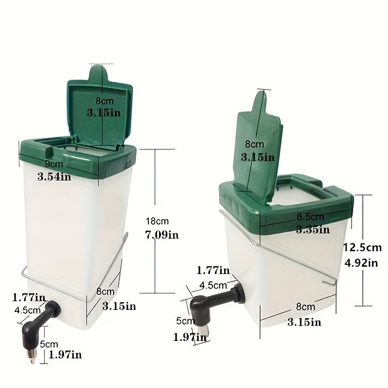 Rabbit Needle Collider Water Bottle Hamster Totoro Automatic Water Dispenser 1L Large Capacity Small Pet Water Feeder Rabbit/Chicken Waterer Item Picture