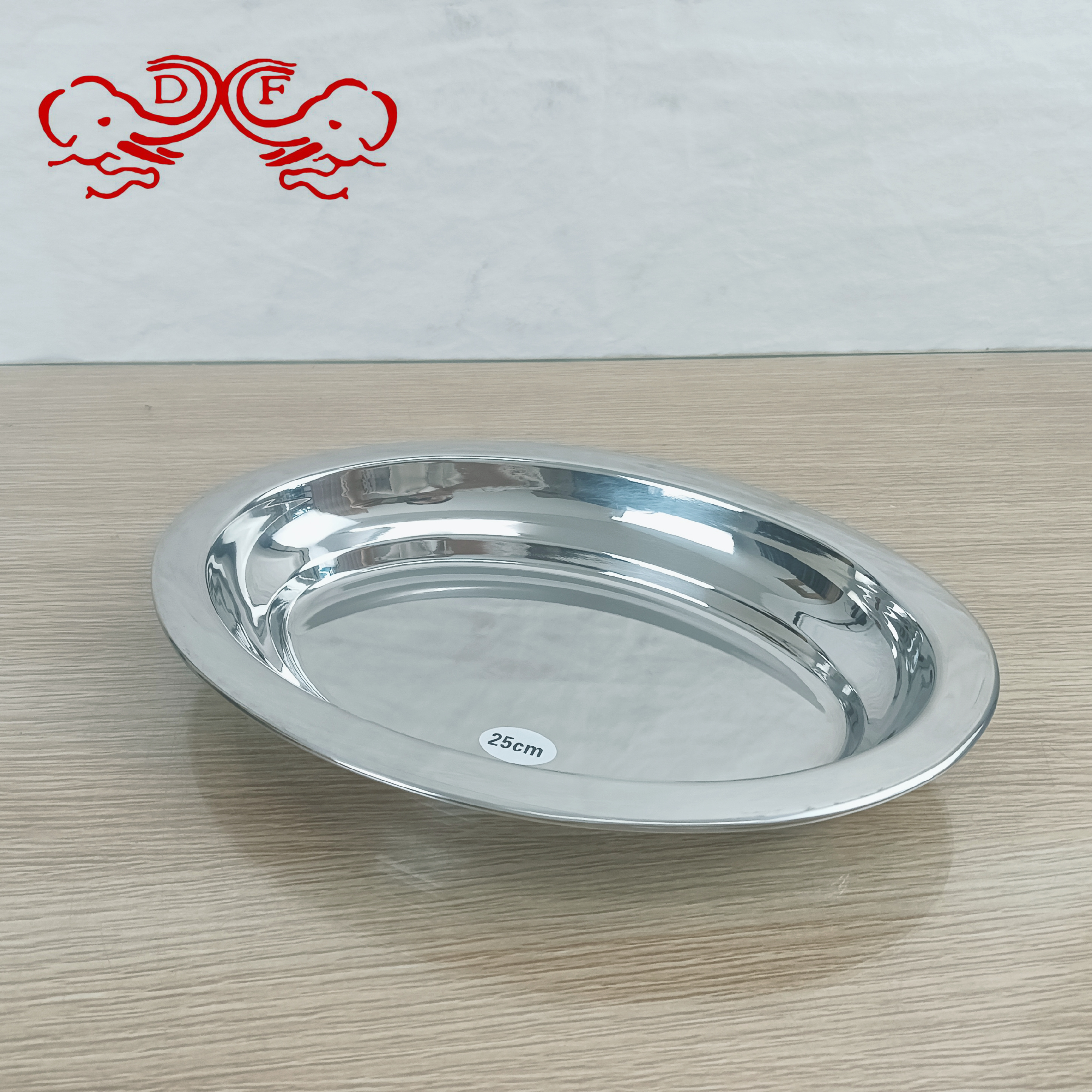 DF99009 Hotel Supplies 50cm portion basins, food basins, ice cream basins, American-style portion basins, heating basins, stainless steel deep basins, DF TRADINGHOUSE details Picture