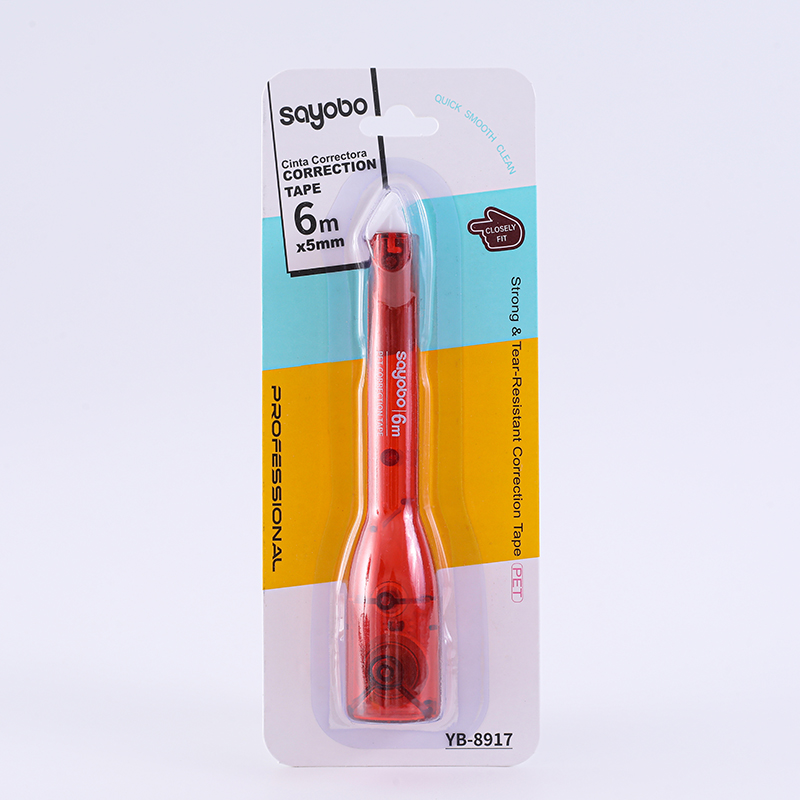 YB-8917 Sayobo correction tape Full length 6 meters English version Application Scenario