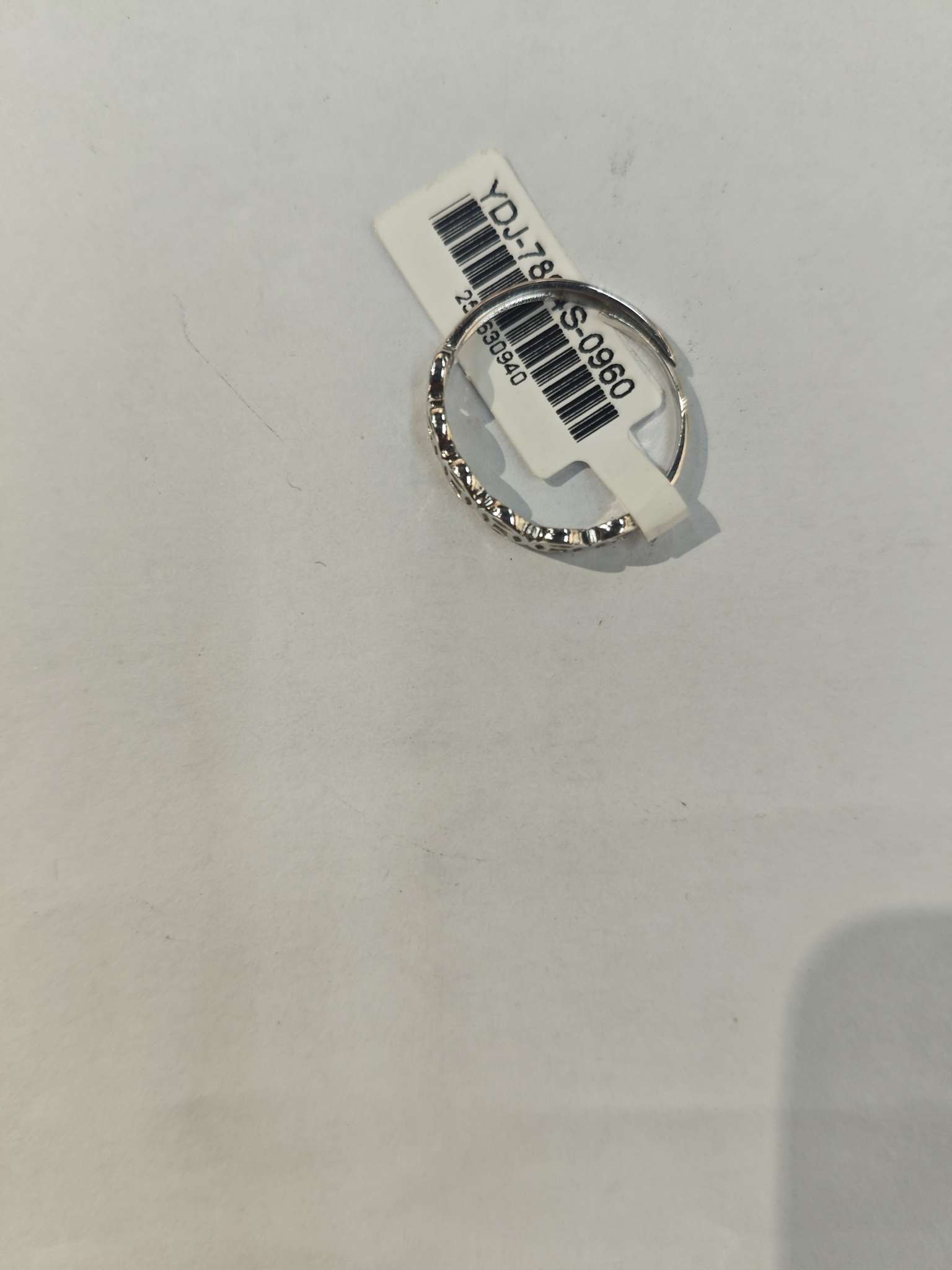Новое кольцо из серебра S925, выдолбленное серебряным кольцом из меди Item Picture