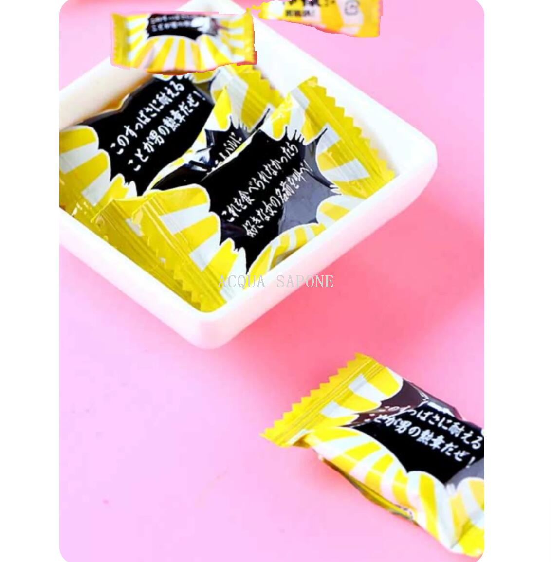 Free shipping! Japanese imported Riben filled gummy candy Lemon Flavor 53.3g lemon flavored filled super sour sour candy Specification image