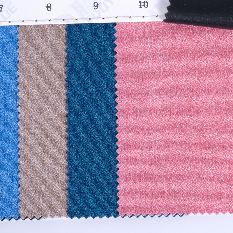 Factory direct sales of TY-087 Tengyue cationic polyester fabric, PVC waterproof multi-color card, frosted fabric for clothing, bags, handbags, tents, camping vehicles, outdoor products Item Picture