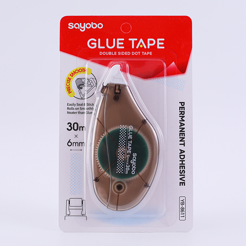 YB-8611 Sayobo Glue tape, 30 meters *6mm, English version details Picture