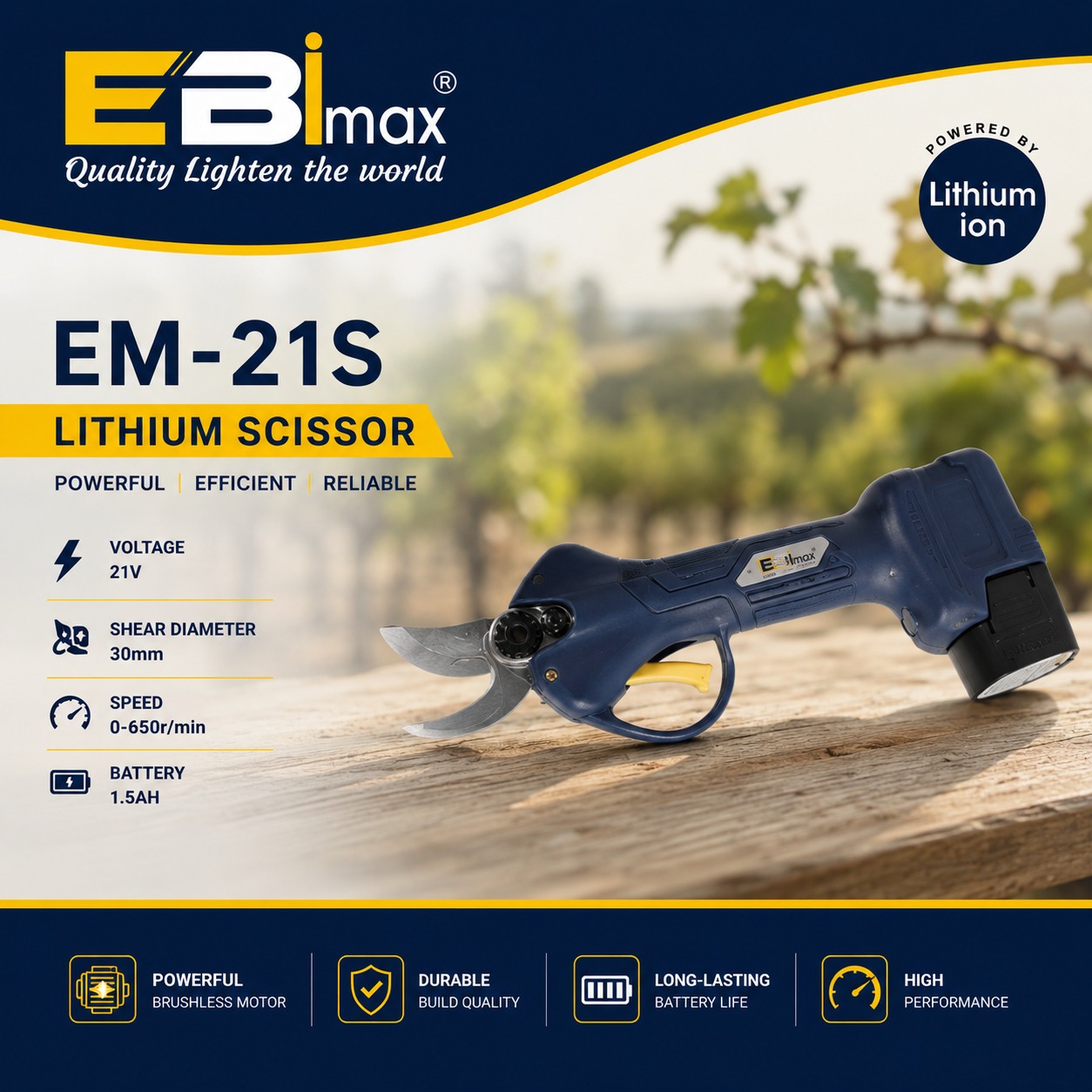 مقص بستنة منزلية في EBMAM-3040 details Picture