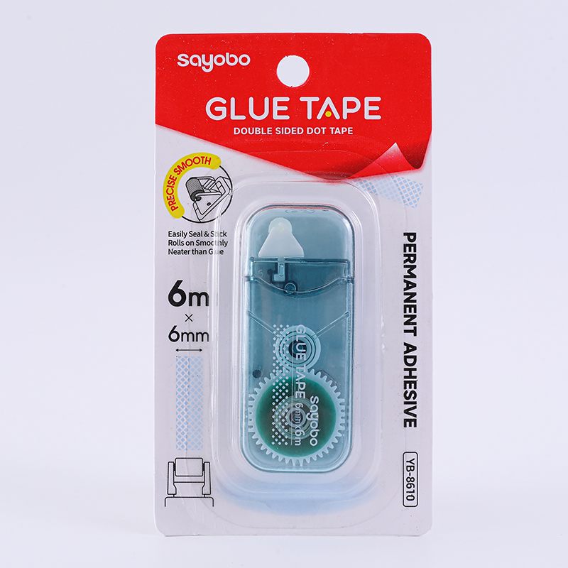 YB-8610 Sayobo Glue tape, 6 meters *6mm, English version Item Picture